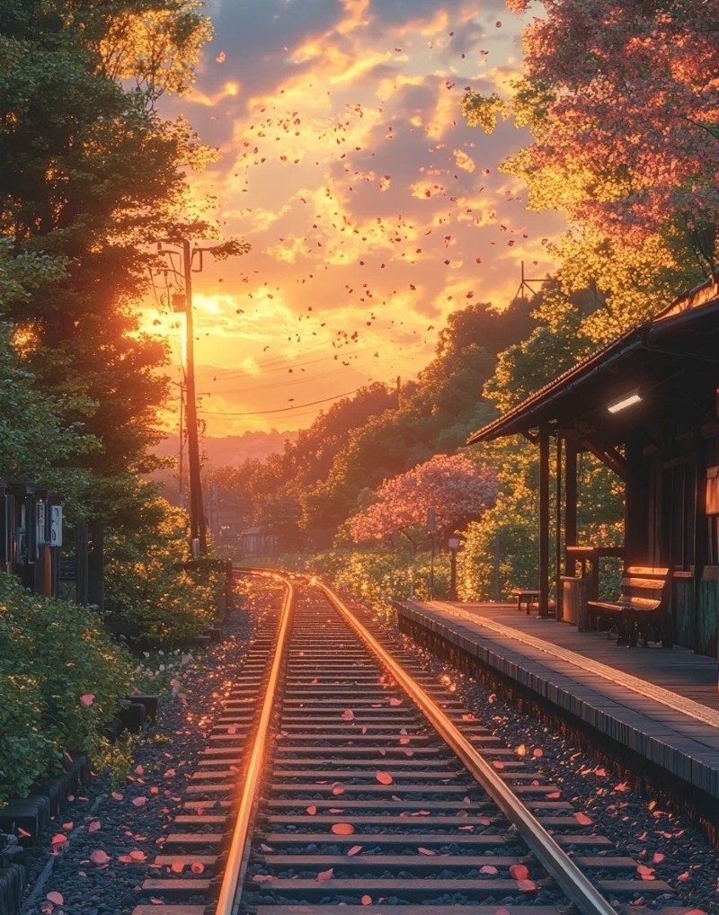 ảnh phong cảnh đẹp anime 6