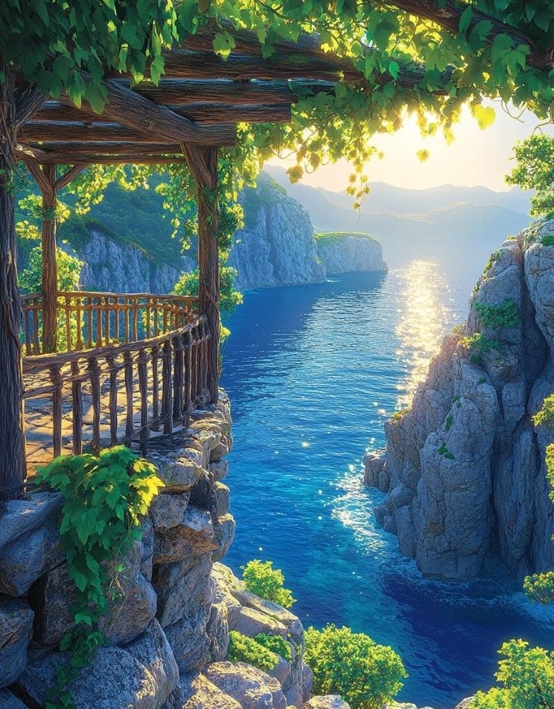 ảnh phong cảnh đẹp anime 9