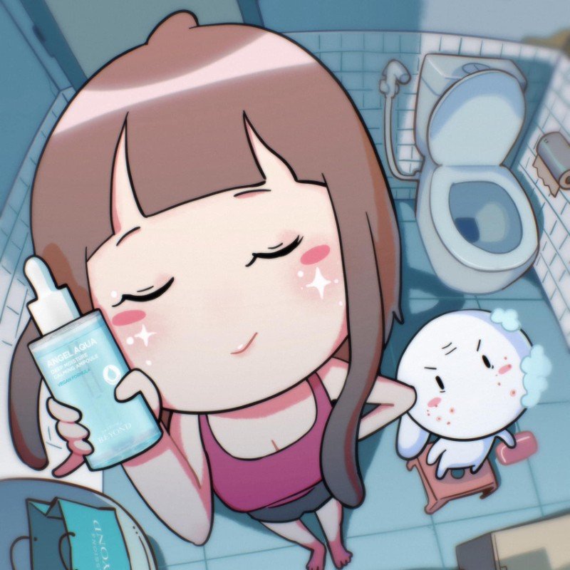 ảnh thỏ bảy màu 13