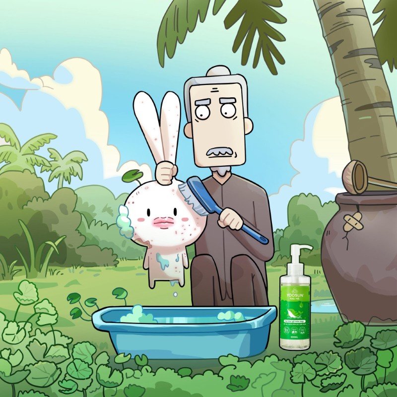 ảnh thỏ bảy màu 18