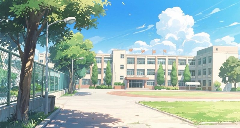 ảnh trường học anime 11