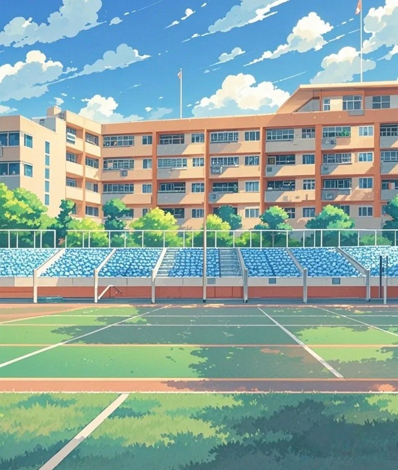 ảnh trường học anime 13