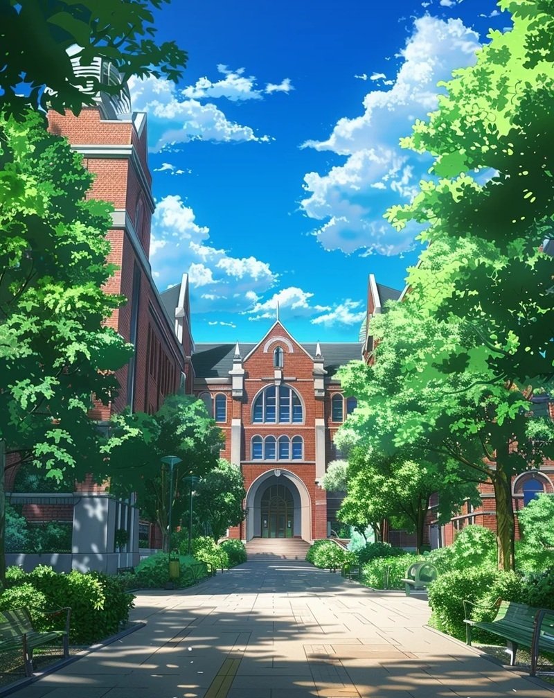 ảnh trường học anime 14