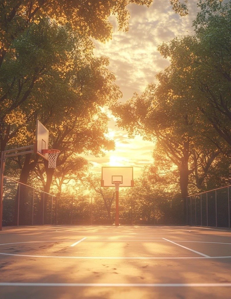 Ảnh trường học anime buổi sáng