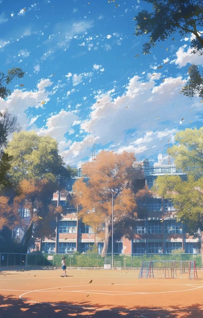 ảnh trường học anime 18