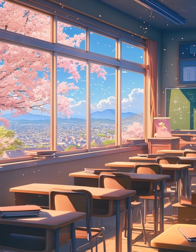 ảnh trường học anime 21