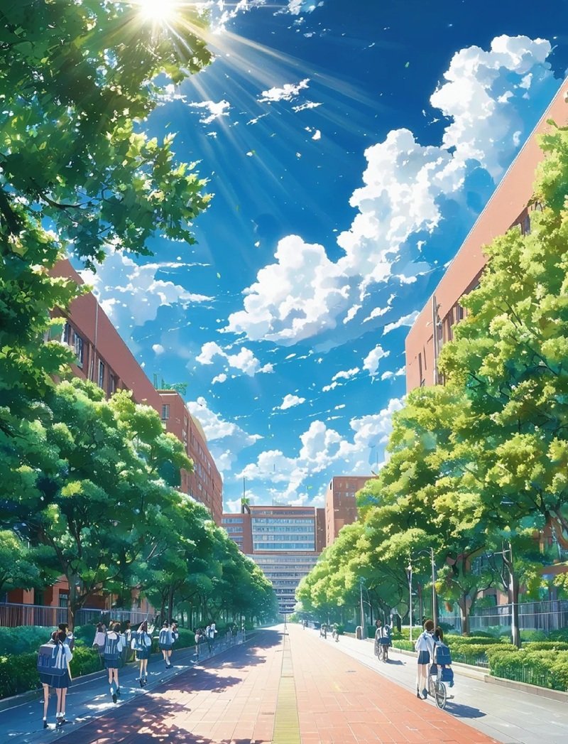 ảnh trường học anime 26