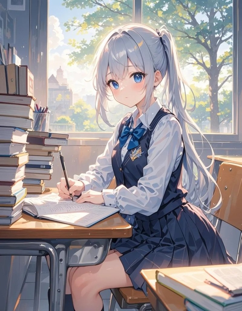 ảnh trường học anime 28