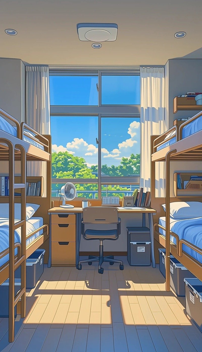 Hình nền trường học anime đẹp cho điện thoại