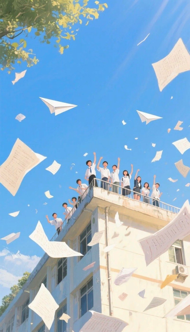Hình nền trường học anime đẹp mắt