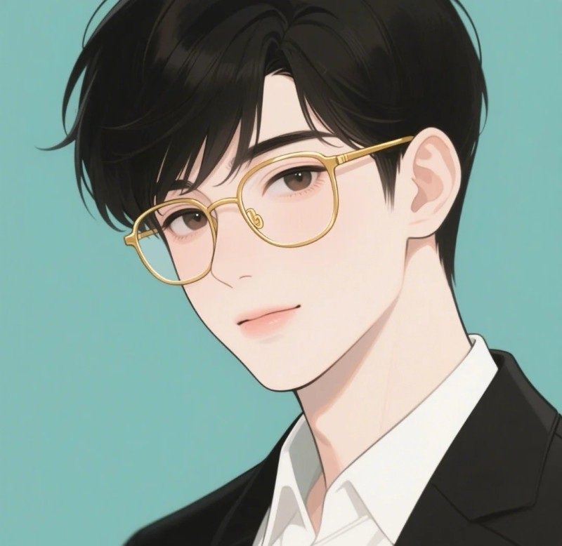 anime đeo kính 16