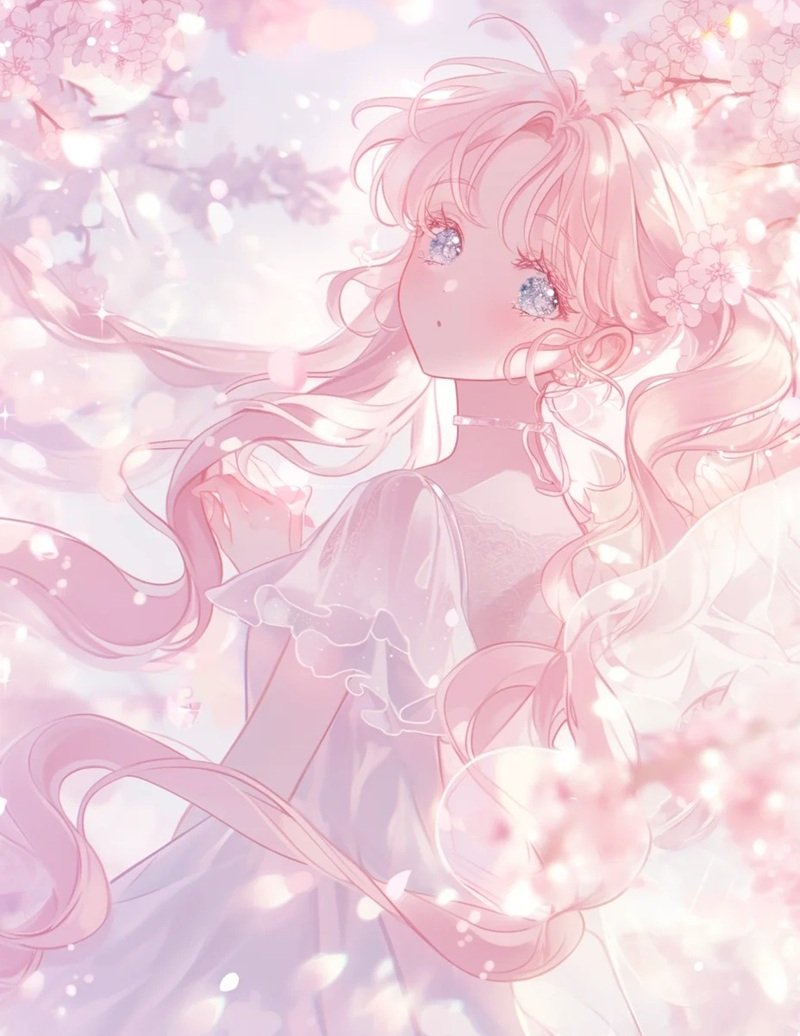 anime tóc hồng 18