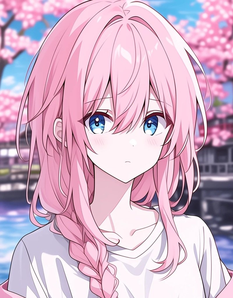 anime tóc hồng 24