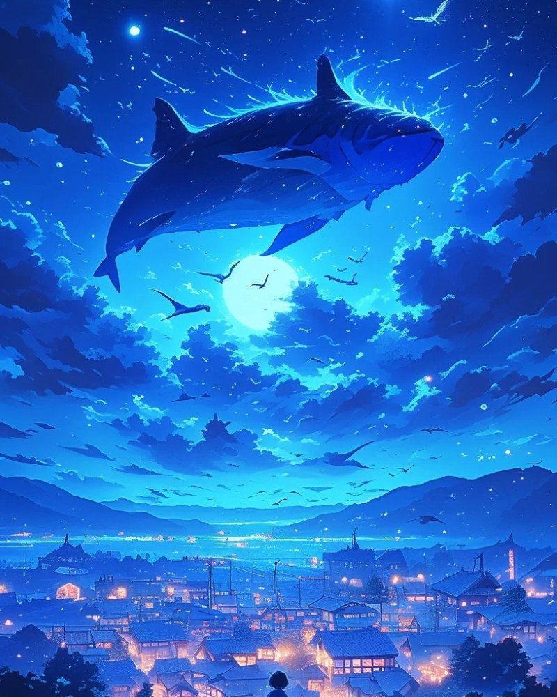 anime xanh dương 11