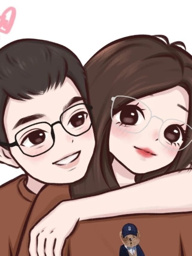 Ảnh chibi cặp đôi đẹp cho avatar và hình nền