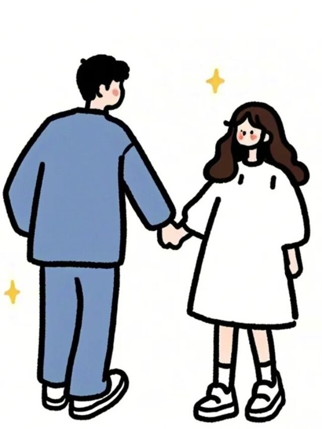 Ảnh Nắm Tay Hoạt Hình Mang Cảm Giác Yêu Thương Rất Đỗi Bình Yên
