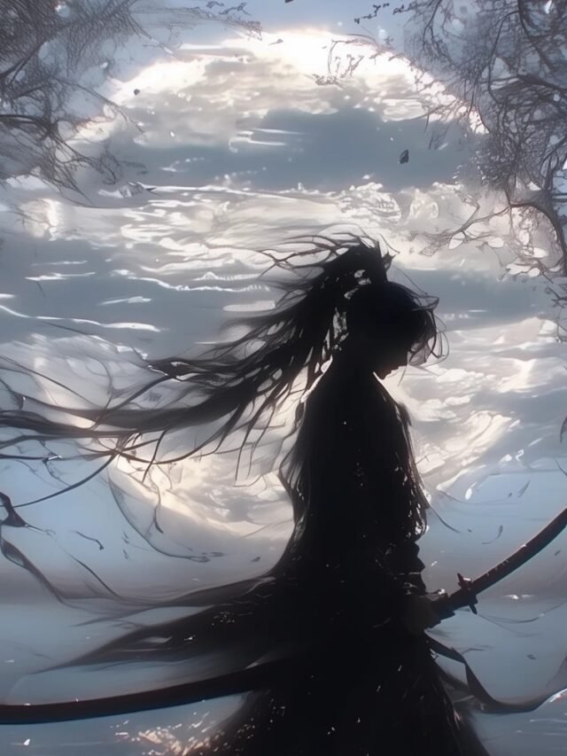 Ảnh anime cầm kiếm ấn tượng, đậm chất hành động