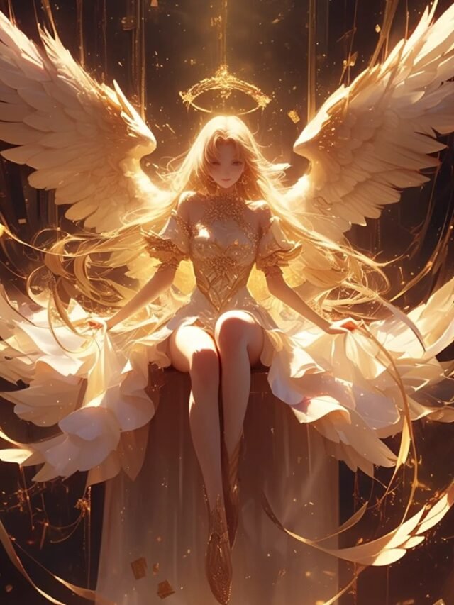 Ảnh anime tóc vàng với tạo hình ấn tượng