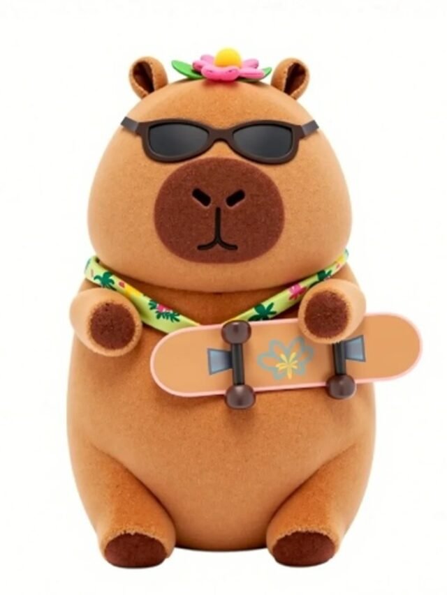 Gấu bông capybara siêu đáng yêu, hình ảnh đẹp