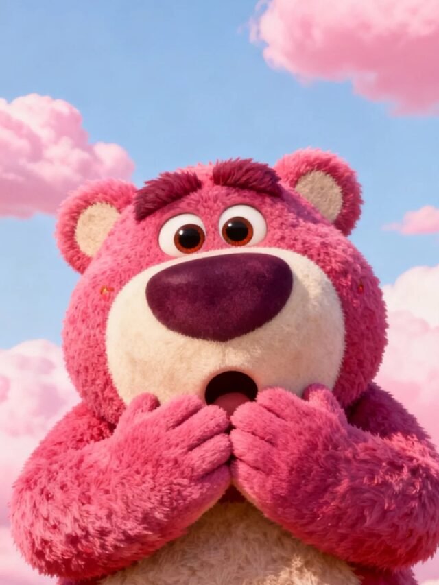 Gấu dâu đáng yêu trong thế giới hoạt hình