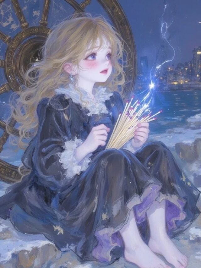 Hình ảnh cô bé bán diêm cảm động, giàu ý nghĩa