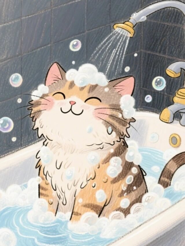 Hình Ảnh Mèo Cute Anime Phong Cách Hoạt Hình Nhật