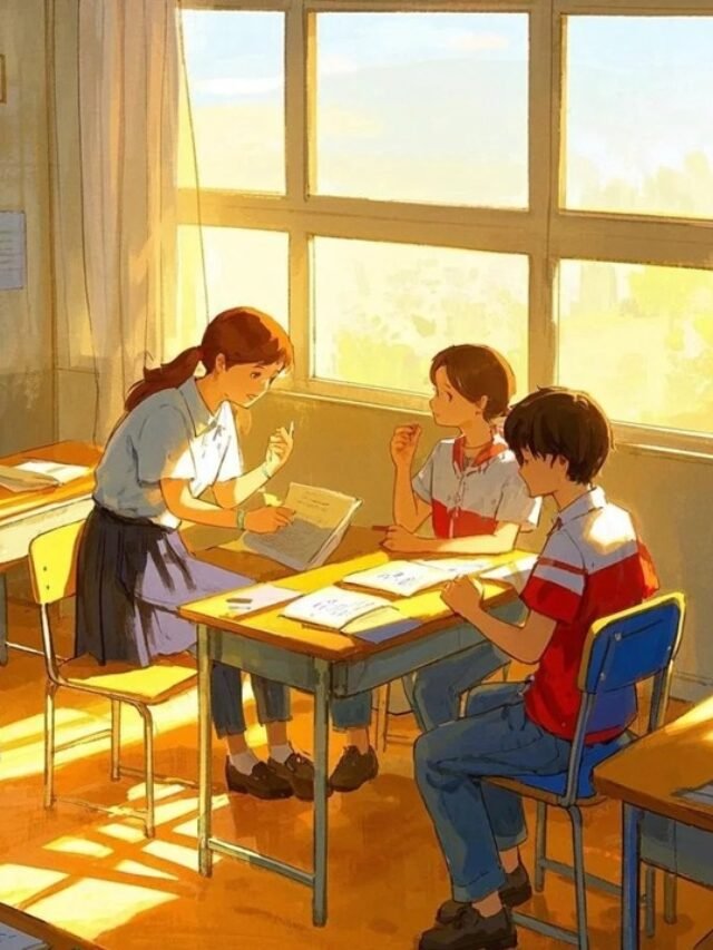 Hình ảnh thầy cô và học sinh gần gũi, đầy ý nghĩa