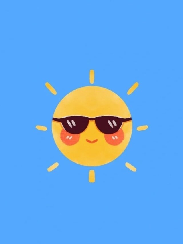 Hình Ông Mặt Trời Ngộ Nghĩnh Dùng Cho Giáo Dục Thiếu Nhi