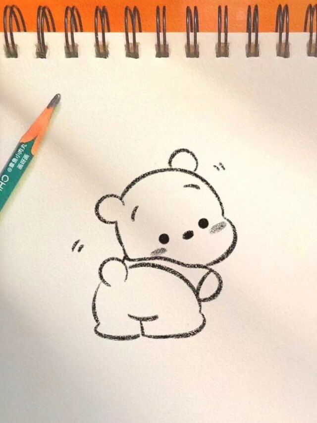 Hình ảnh vẽ gấu cute từ cơ bản đến nâng cao