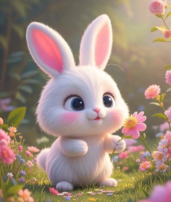 dễ thương cute thỏ chibi