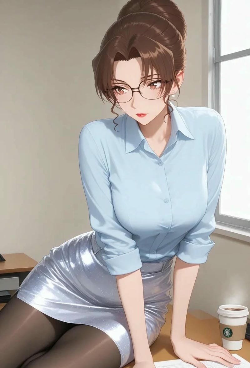 Hình ảnh anime nữ sexy với ánh mắt cuốn hút đặc trưng
