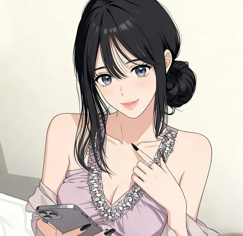 gái xinh anime to tròn 12