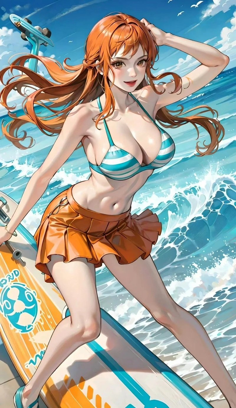 gái xinh anime to tròn 13