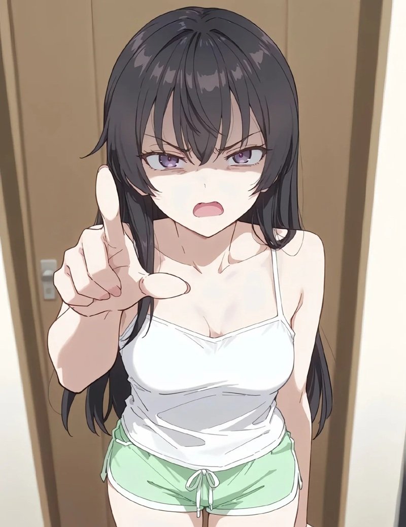 gái xinh anime to tròn 20