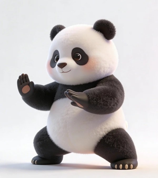 gấu trúc chibi 11