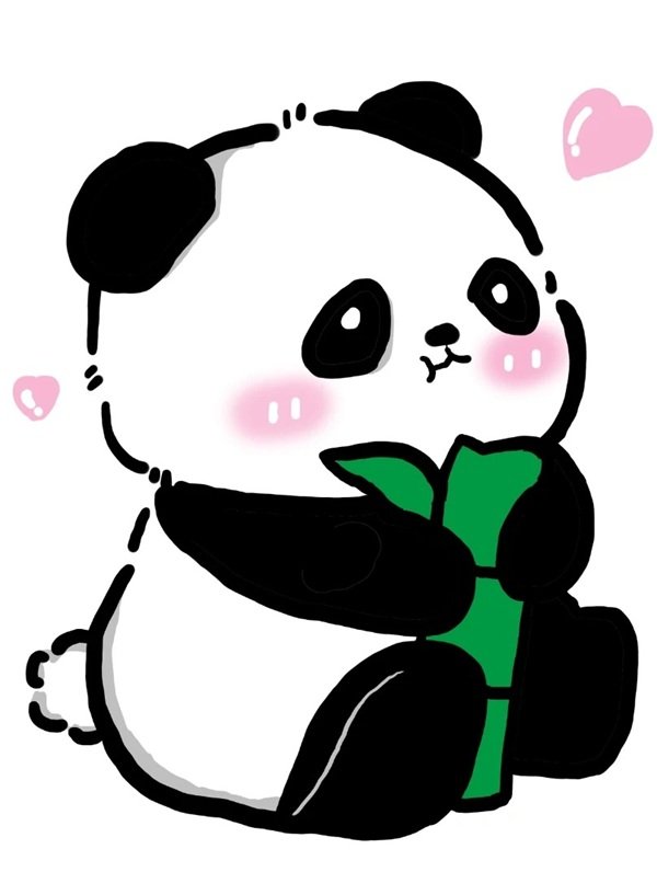 gấu trúc chibi 14