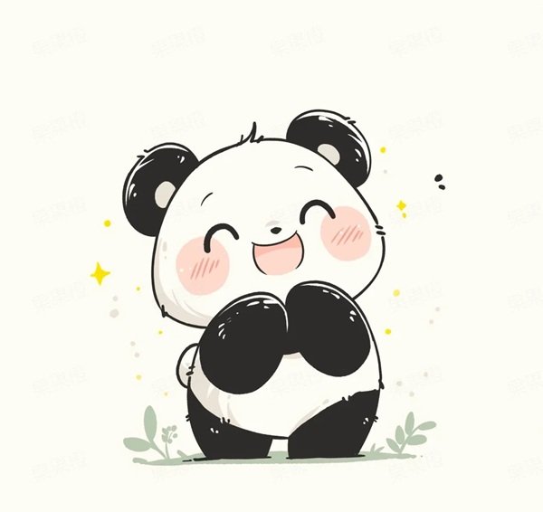 gấu trúc chibi 19