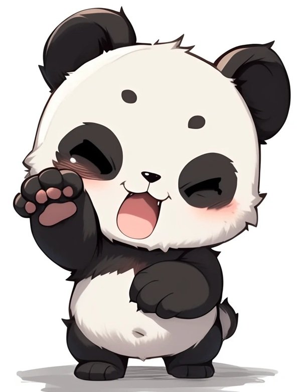 gấu trúc chibi 22