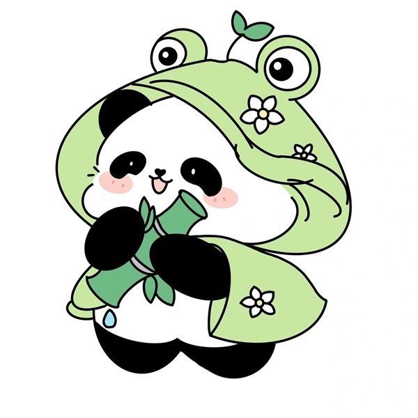 gấu trúc chibi 27