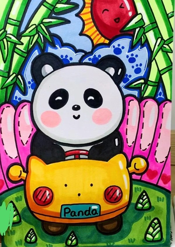 gấu trúc chibi 29