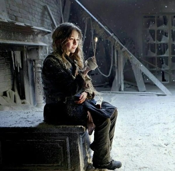 hình ảnh cô bé bán diêm 1