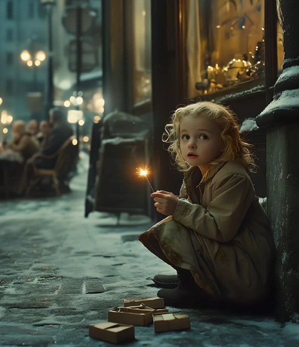 hình ảnh cô bé bán diêm 20