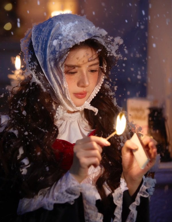 hình ảnh cô bé bán diêm 35