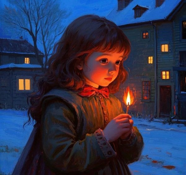 hình ảnh cô bé bán diêm 5