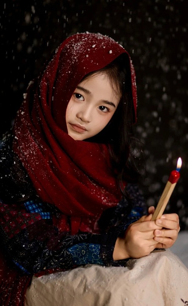 hình ảnh cô bé bán diêm 6