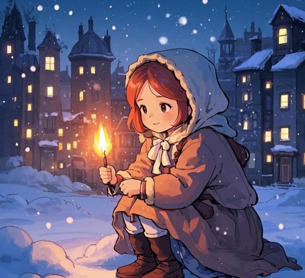 hình ảnh cô bé bán diêm 7