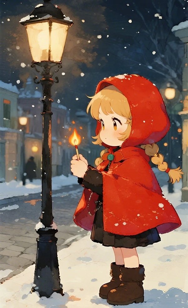 hình ảnh cô bé bán diêm 8