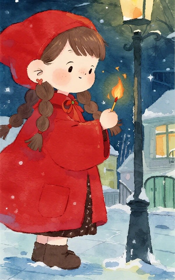 hình ảnh cô bé bán diêm 9