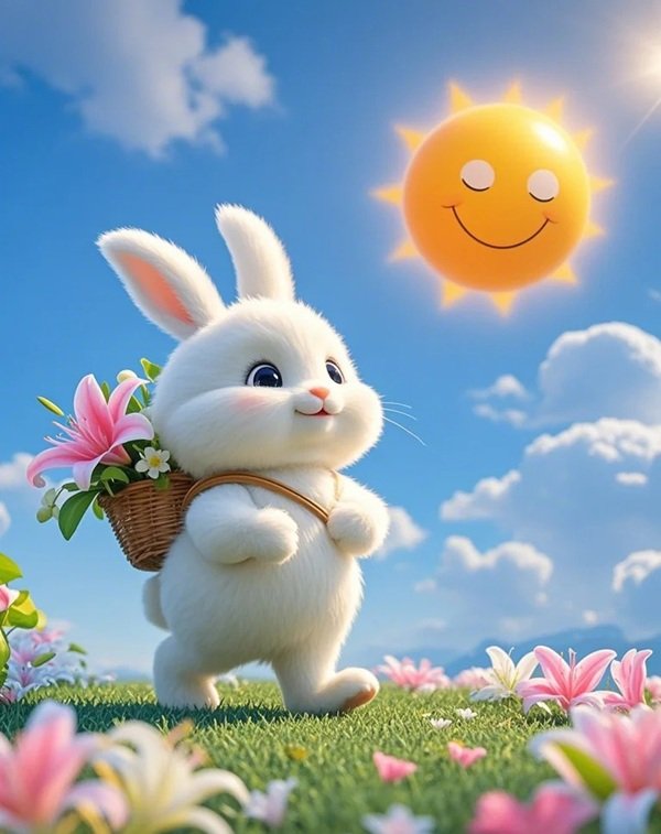 hình ảnh con thỏ cute 20