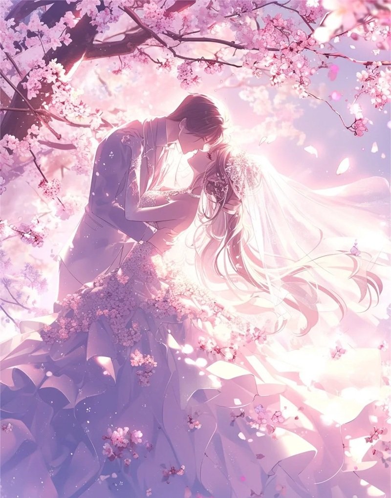 hình ảnh hoa anh đào anime 1